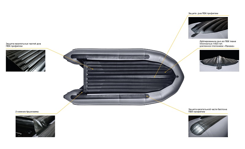 Лодка ПВХ Лодка ПВХ Apache 3700 НДНД Prof