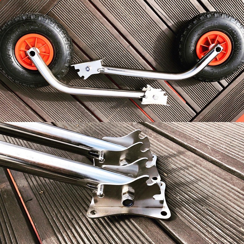  Транцевые откидные колеса НДНД Скат-Тритон